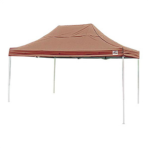 10x15 Straight Pop-up Canopy with Black Roller Bag (Desert Bronze Cover)