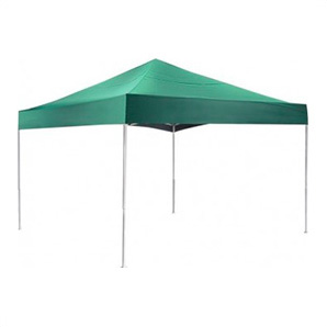 12x12 Straight Pop-up Canopy with Black Roller Bag (Green Cover)
