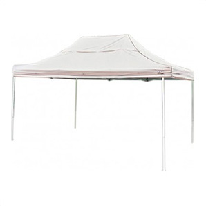 10x15 Straight Pop-up Canopy with Black Roller Bag (White Cover)
