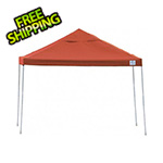 ShelterLogic 10x10 Straight Pop-up Canopy with Black Roller Bag (Terracotta Cover)