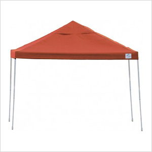 10x10 Straight Pop-up Canopy with Black Roller Bag (Terracotta Cover)