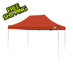 ShelterLogic 10x15 Straight Pop-up Canopy with Black Roller Bag (Terracotta Cover)