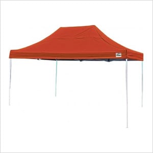 10x15 Straight Pop-up Canopy with Black Roller Bag (Terracotta Cover)