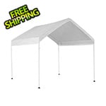 ShelterLogic 10x10 Compact Canopy with 1-3/8" 4-Leg Frame (White Cover)