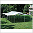 10x20 Compact Canopy with 1-3/8" 8-Leg Frame with Extension Kit (White Cover)