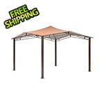 ShelterLogic 12x12 Sequioa Gazebo with Square Tube (Bronze Cover)