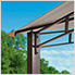 12x12 Sequioa Gazebo with Square Tube (Bronze Cover)