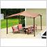 12x12 Sequioa Gazebo with Square Tube (Bronze Cover)