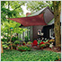 16 ft. Square Shade Sail (Terracotta Cover)