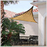 16 ft. Triangle Shade Sail (Sand Cover)