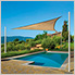 16 ft. Triangle Shade Sail (Sand Cover)