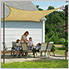 12 ft. Square Shade Sail (Sand Cover)