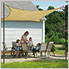 16 ft. Square Shade Sail (Sand Cover)