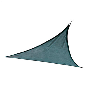 12 ft. Triangle Shade Sail (Sea Blue Cover)