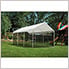 10x20 Canopy Screen Kit for 1-3/8" and 2" Frame (Black Cover)