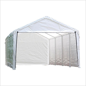 12x30 Canopy Enclosure Kit  for 2" Frame (White Cover)