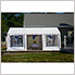 10x20 Party Tent with 8 Leg Steel Frame with Windows (White Cover)