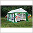 10x20 Party Tent Enclosure Kit with Windows (Green/White Cover)
