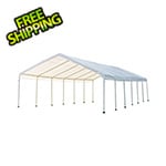 ShelterLogic 18x40 Canopy with 2" 14-Leg Frame (White Cover)