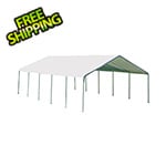 ShelterLogic 18x30 Canopy with 2" 12-Leg Frame (White Cover)