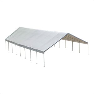 30x50 Canopy with 2-3/8" 16-Leg Frame (White Cover)