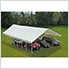 30x50 Canopy with 2-3/8" 16-Leg Frame (White Cover)