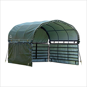 12x12 Corral Shelter Enclosure Kit (Green Cover)