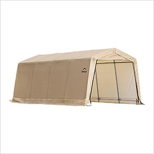 10x20 Auto Shelter 1-3/8" Frame (Sandstone Cover)