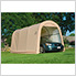 10x15 Round Auto Shelter 1-3/8" Frame (Sandstone Cover)