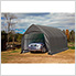 Garage-In-A-Box 13×20 SUV/Truck Shelter with 1-5/8" Frame (Grey Cover)