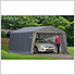 Garage-In-A-Box 12x16 Shelter with 1-3/8" (Gray Cover)