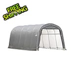 ShelterLogic Garage-In-A-Box 12x20 Shelter with 1-3/8" (Gray Cover)