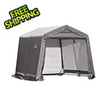 ShelterLogic 10x10 Shed-In-A-Box with 1-3/8" Frame (Gray Cover)