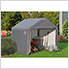 6x6 Shed-In-A-Box with 1-3/8" Frame (Gray Cover)