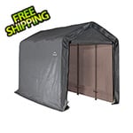 ShelterLogic 6x12 Shed-In-A-Box with 1-3/8" Frame (Gray Cover)