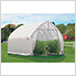 13x20 Heavy Duty Translucent Greenhouse with Arch Style Steel Frame