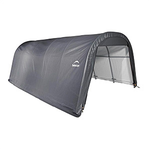 12x20x8 ShelterCoat Round Style Shelter (Gray Cover)