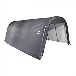 12x20x8 ShelterCoat Round Style Shelter (Gray Cover)