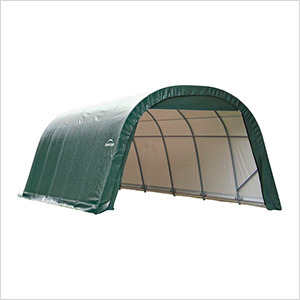 12x20x8 ShelterCoat Round Style Shelter (Green Cover)