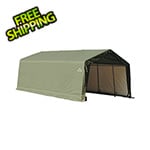 ShelterLogic 12x20x8 ShelterCoat Peak Style Shelter (Green Cover)