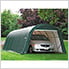 12x24x8 ShelterCoat Round Style Shelter (Green Cover)