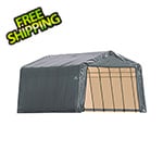 ShelterLogic 12x24x8 ShelterCoat Peak Style Shelter (Gray Cover)