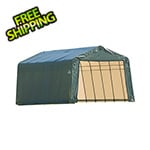 ShelterLogic 12x24x8 ShelterCoat Peak Style Shelter (Green Cover)