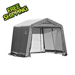 ShelterLogic 10x8x8 ShelterCoat Peak Style Shelter (Gray Cover)