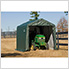 10x8x8 ShelterCoat Peak Style Shelter (Green Cover)