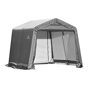 10x12x8 ShelterCoat Peak Style Shelter (Gray Cover)