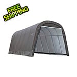 ShelterLogic 13x24x10 ShelterCoat Round Style Shelter (Gray Cover)