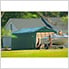 13x24x10 ShelterCoat Peak Style Shelter (Green Cover)
