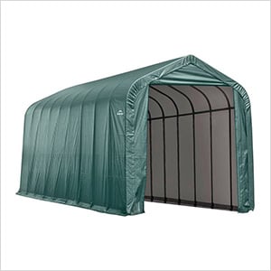 15x28x12 ShelterCoat Peak Style Shelter (Green Cover)