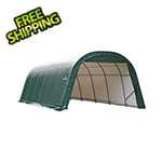 ShelterLogic 12x28x8 ShelterCoat Round Style Shelter (Green Cover)